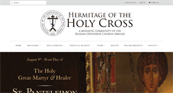 Desktop Screenshot of holycross-hermitage.com